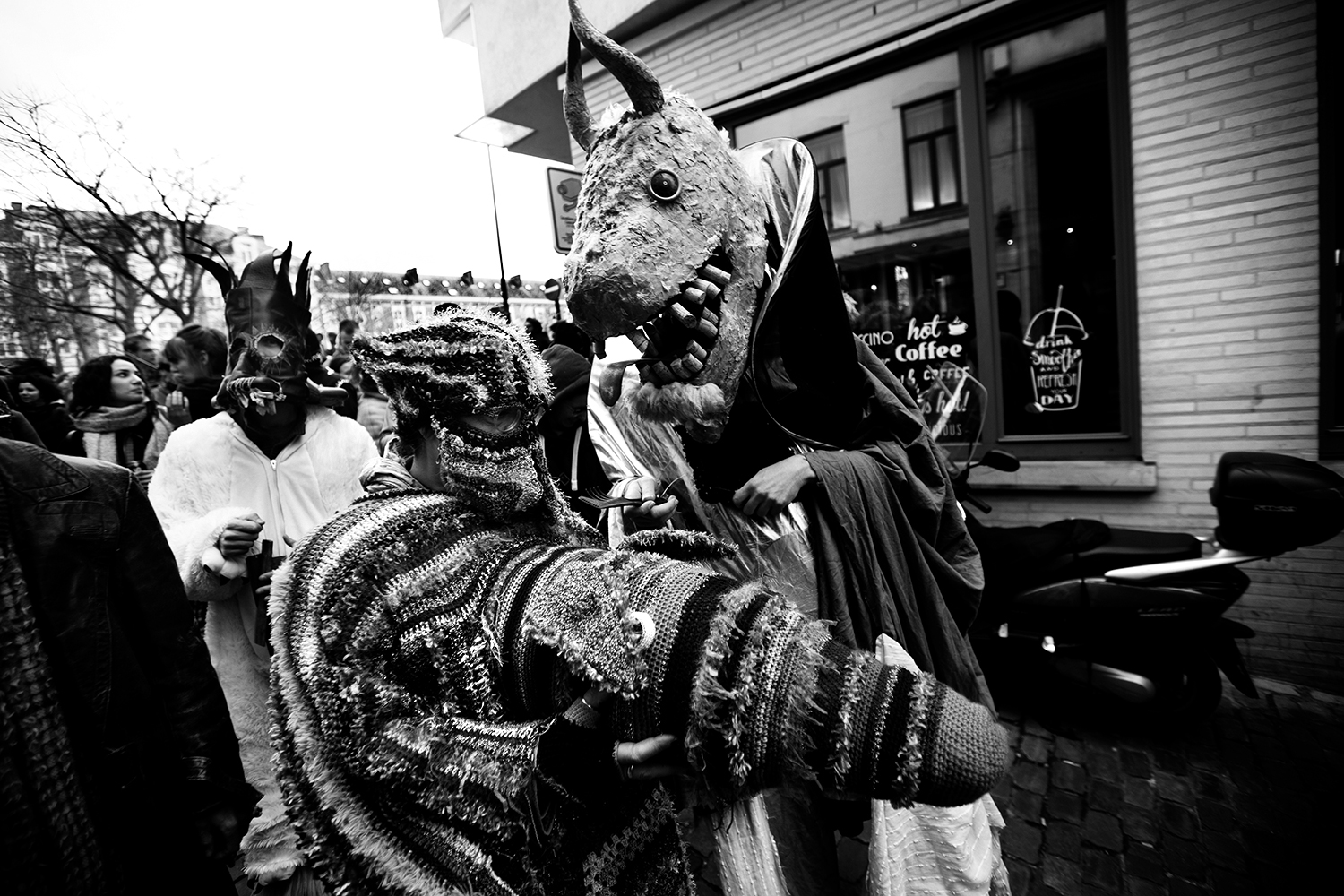 Carnaval sauvage de Bruxelles 2019 (Black & White) #11