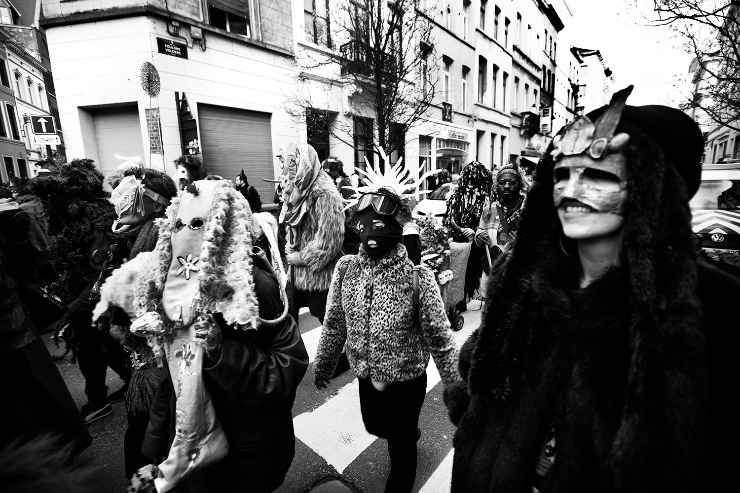 Carnaval sauvage de Bruxelles 2019 (Black & White) #3