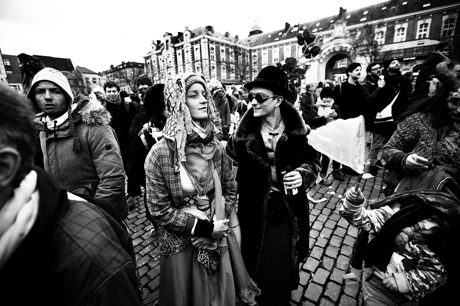 Carnaval sauvage de Bruxelles 2019 (Black & White) #8