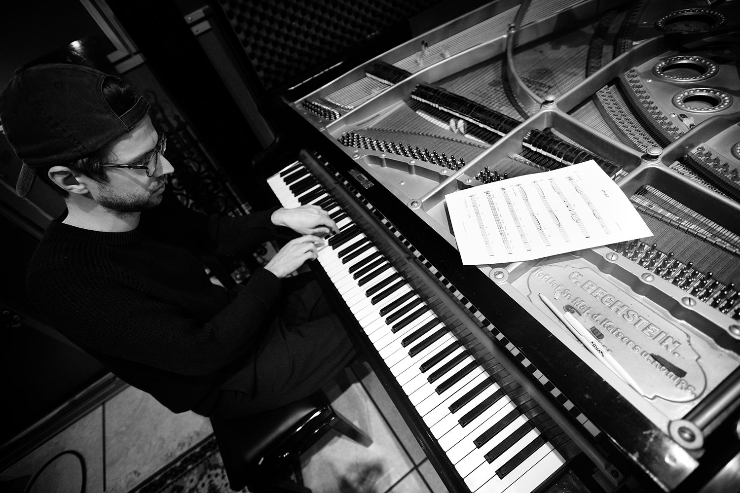 Andreas Bral Trio (Andreas Bral & Nathan Wouters & Onno Govaert) - Studio La Conserve - 2022 #18