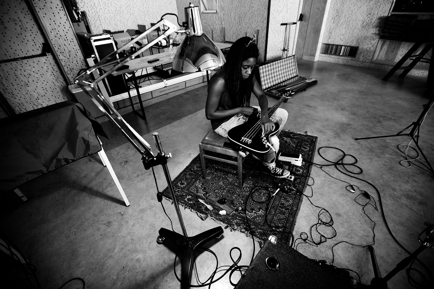 Farida Amadou by Laurent Orseau - Recording - Les Ateliers Claus - Brussels, Belgium #9