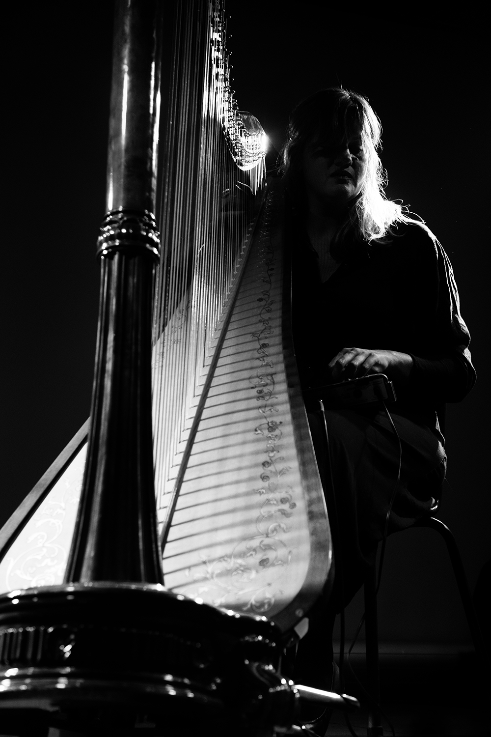 Mary Lattimore by Laurent Orseau - Concert - Les Ateliers Claus - Brussels, Belgium #7